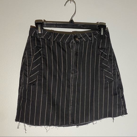 Urban Outfitters Dresses & Skirts - BDG Urban Outfitters Striped Black Mini Skirt